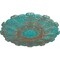 Ekena Millwork Durham Ceiling Medallion (Fits Canopies up to 4 1/4"), 31"OD x 1 1/2"P, Copper Green Patina CM31DUCGS - alternate 2